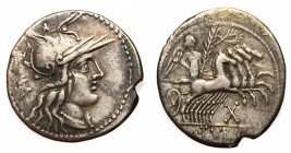M. Tullius, 119 BC, Silver Denarius