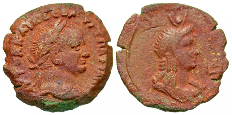 Vespasian, 69 - 79 AD
AE Diobol, Egypt, Alexandria Mint, 26mm, 9.08 grams
Obve...