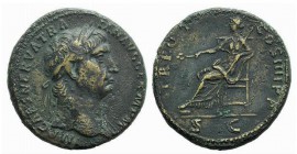 Trajan, 98 - 117 AD, Sestertius, Concordia