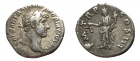Hadrian, 117 - 138 AD, Silver Denarius, Aequitas