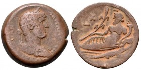 Hadrian, 117 - 138 AD, Drachm of Alexandria, Nilus Reclining