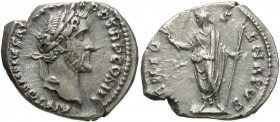 Antoninus Pius, 138 - 161 AD, Silver Denarius, Genius