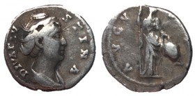 Faustina Sr., after 146 AD, Silver Denarius, Ceres