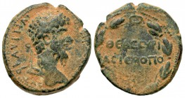 Lucius Verus, 161 - 169 AD, AE23, Cyrrhestica, Hierapolis