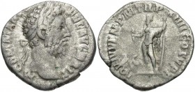 Commodus, 177 - 192 AD, Silver Denarius, Jupiter