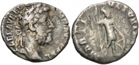 Commodus, 177 - 192 AD, Silver Denarius, Mars