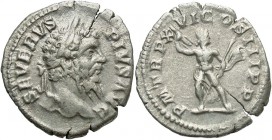 Septimius Severus, 193 - 218 AD, Silver Denarius, Jupiter