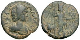 Julia Domna, 193 - 211 AD, AE23, Pisidia, Antioch, Men