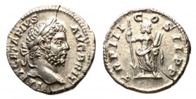 Geta, 209 - 211 AD, Silver Denarius, Janus