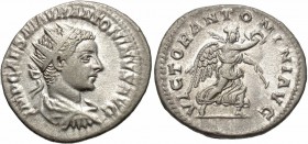 Elagabalus, 218 - 222 AD, Silver Antoninianus, Victory