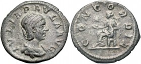 Julia Paula, 219 - 220 AD, Silver Denarius, Concordia