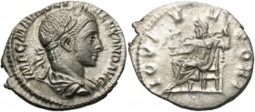 Severus Alexander, 222 - 235 AD, Silver Denarius Jupiter