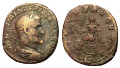 Maximinus I, 235 - 238 AD, Sestertius, Salus