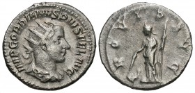 Gordian III, 238 - 244 AD, Silver Antoninianus, Providentia