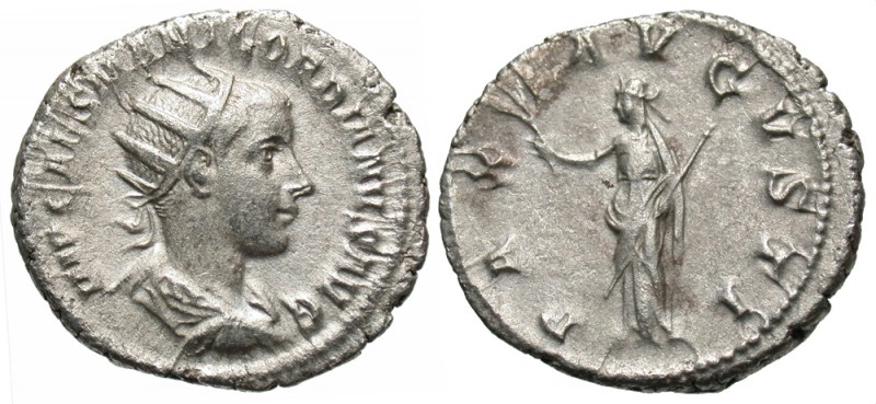 Gordian III, 238 - 244 AD
Silver Antoninianus, Antioch Mint, 22mm, 4.66 grams
...