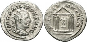 Philip I, 244 - 249 AD, Silver Antoninianus, Temple