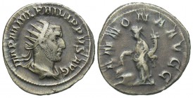 Philip I, 244 - 249 AD, Silver Antoninianus, Annona