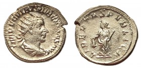 Trebonianus Gallus, 251 - 253 AD, Silver Antoninianus, Libertas