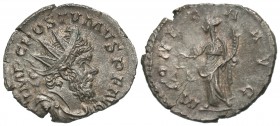 Postumus, 260 - 269 AD, Silver Antoninianus, Moneta, Treveri Mint