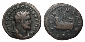 Allectus, 293 - 296 AD, Quinarius, Galley