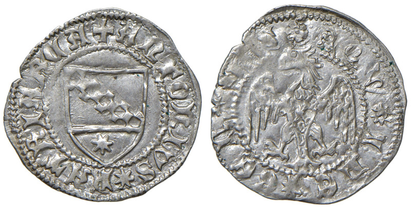 Aquileia - Antonio II Panciera (1402-1411) Denaro - D/ ANTONIVS PATRIARCA, stemm...