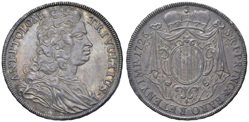 Retegno - Antonio Tolomeo Gallio Trivulzio (1708-1767) Tallero 1726 - D/ ANT PTO...