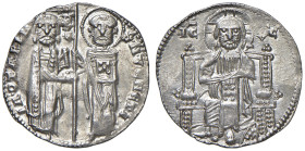 Venezia - Iacopo Contarini (1275-1280) Grosso - D/ IA 9TARIN - SM VENETI, San Marco porge il vessillo al Doge R/ Il Redentore in trono - Mont. 53 Pao....