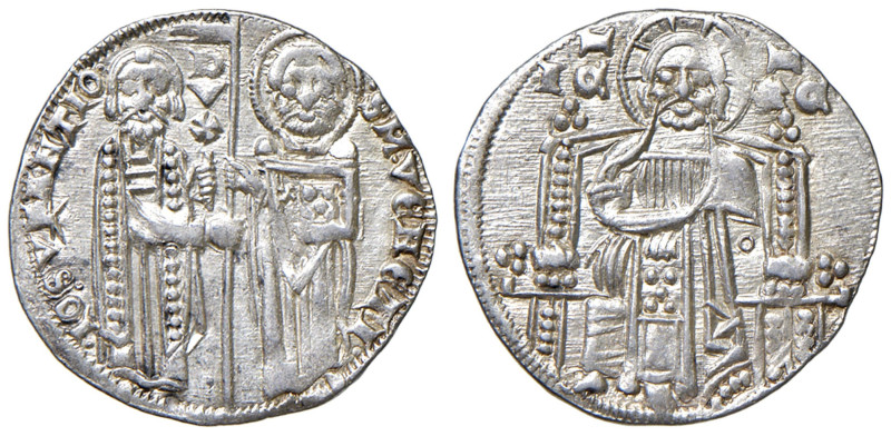 Venezia - Giovanni Soranzo (1312-1328) Grosso - D/ IO SVRANTIO - S M VENETI, San...