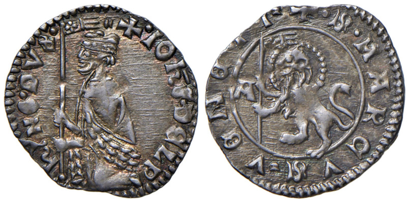 Venezia - Giovanni Dolfin (1356-1361) Soldino - D/ IOhS DELP - hYNO DVX, il Doge...