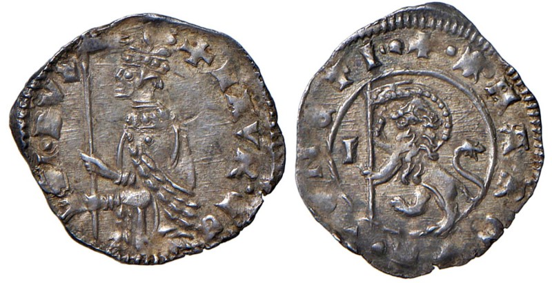 Venezia - Lorenzo Celsi (1361-1365) Soldino - D/ LAVR CE - LSI DVX, il Doge ingi...