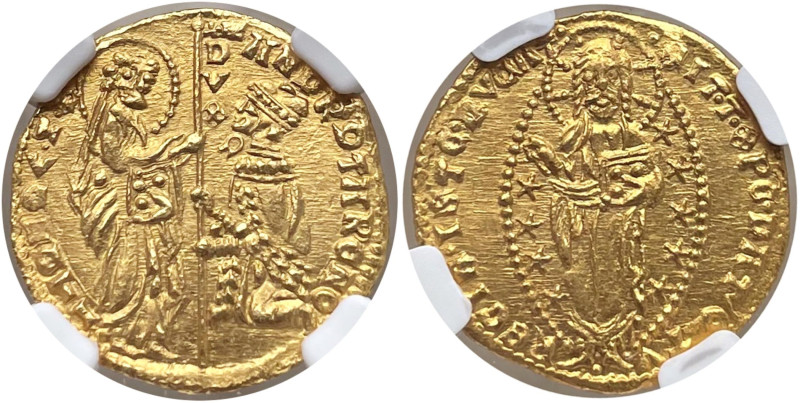Venezia - Andrea Contarini (1368-1382) Ducato - D/ ANDR' 9TARENO - S M VENETI, S...
