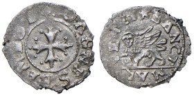 Venezia - Giovanni Bembo (1615-1618) Bezzo piccolo - D/ IOANES BEMBO D, croce pisana in un cerchio di perline R/ SANCT - MAR VENET, leone alato andant...