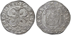 Venezia - Antonio Priuli (1618-1623) - Scudo della croce da 140 Soldi - D/ ANTON PRIOL DVX VEN, croce ornata e fogliata; all'esergo sigla del massaro ...