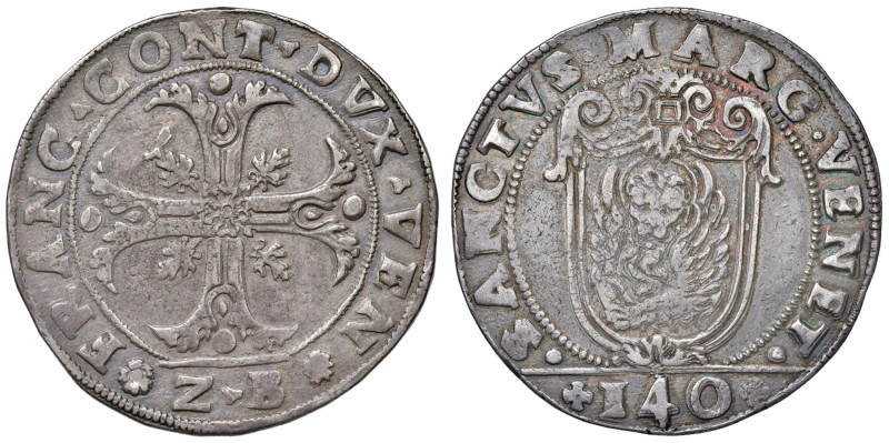 Venezia - Francesco Contarini (1623-1624) Scudo della croce da 140 Soldi - D/ FR...