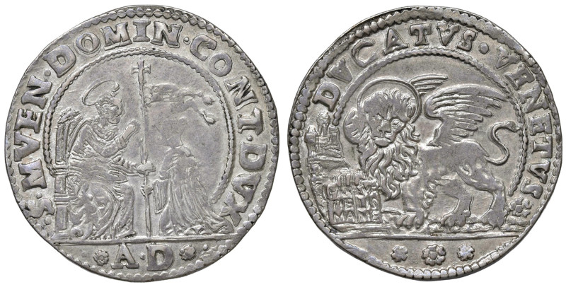 Venezia - Domenico Contarini (1659-1675) Ducato o Ducatello - D/ S M VEN DOMIN C...