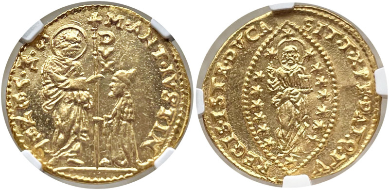 Venezia - Marcantonio Giustinian (1684-1688) Zecchino - D/ M ANT IVSTIN - S M VE...