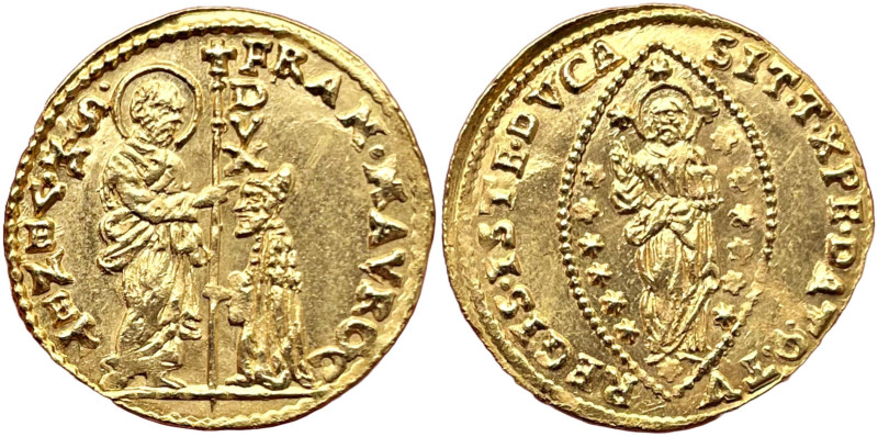 Venezia - Francesco Morosini (1688-1694) Zecchino - D/ FRAN MAVROC - S M VENET, ...