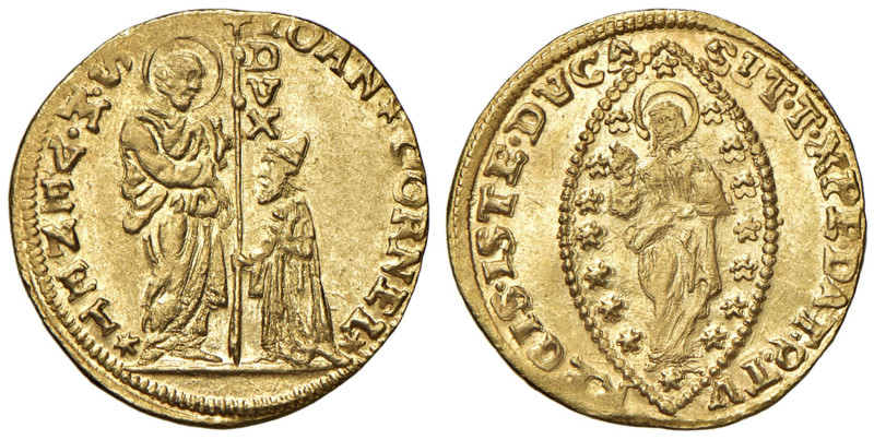 Venezia - Giovannni II Corner (1709-1722) Zecchino - D/ IOAN CORNEL - S M VENET,...