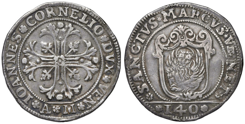 Venezia - Giovanni II Corner (1709-1722) Scudo della croce da 140 Soldi - D/ IOA...
