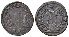 Venezia - Alvise III Mocenigo (1722-1732) Bezzo o Mezzo Soldo da 6 Bagattini - D/ S M V ALOYS MOC, il Leone di S. Marco tiene tra le zampe il libro ap...