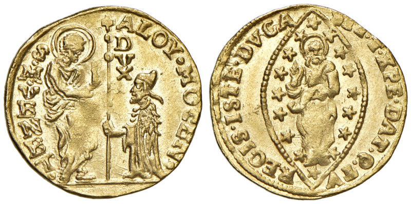 Venezia - Alvise IV Mocenigo (1763-1778) Zecchino - D/ ALOY MOCEN - S M VENET, S...