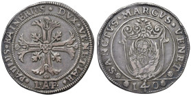Venezia - Paolo Renier (1779-1789) Scudo della croce da 140 Soldi - D/ PAULUS RAINERIUS DVX VENETIAR, croce ornata e fogliata; all'esergo sigla del ma...