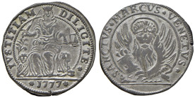 Venezia - (Monetazione anonima) Lirazza da 30 soldi 1777 - D/ SANCTVS MARCVS VENETVS, leone di San Marco nimbato con libro R/ IVSTIAM DILIGITE, la Giu...