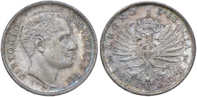 Vittorio Emanuele III (1900-1946) Lira 1906 Aquila Sabauda - MIR 1145d Gig. 130 Ag • Gradevole patina iridescente

Status: FDC