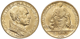 Pio XII (1939-1958) 100 Lire 1946 an. VIII - Gig. 104 Au • Soli 1'000 esemplari coniati

Status: FDC