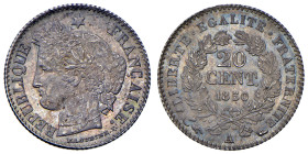 Francia - Seconda Repubblica (1848-1852) 20 Centesimi 1850 A "Parigi" - KM 758.1 Ag 1,00 g

Status: FDC