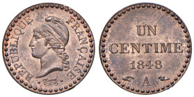 Francia - Seconda Repubblica (1848-1852) Centime 1848 A "Parigi" - KM 754 Ae 2,02 g

Status: FDC