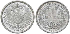 Germania - Gugliemo II (1888-1918) Marco 1915 D - KM 14 Ag 5,53 g

Status: FDC