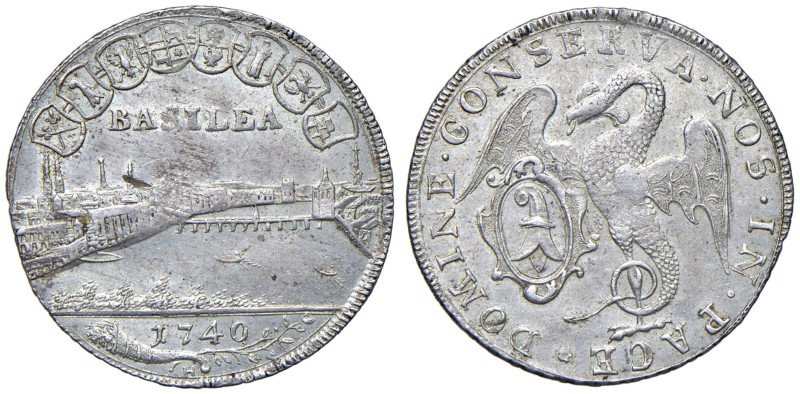 Svizzera - "Basilea" 1/4 di Tallero 1740 - KM 142 Ag 6,47 g

Status: qSPL