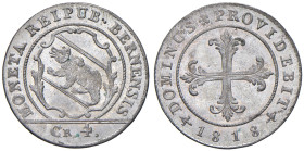 Svizzera - "Berna" Batzen 1818 - KM 177 Mi 2,65 g

Status: FDC